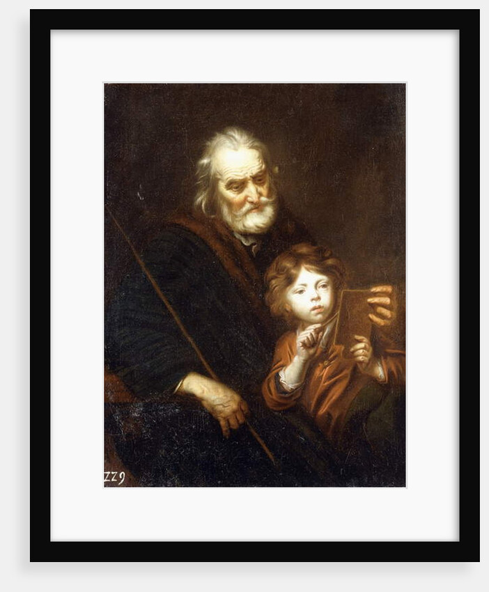 A Schoolmaster Teaching a Boy to Draw by Jacob Potma