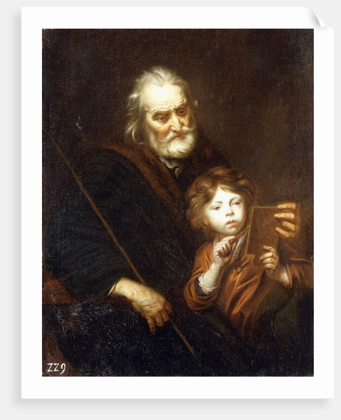 A Schoolmaster Teaching a Boy to Draw by Jacob Potma