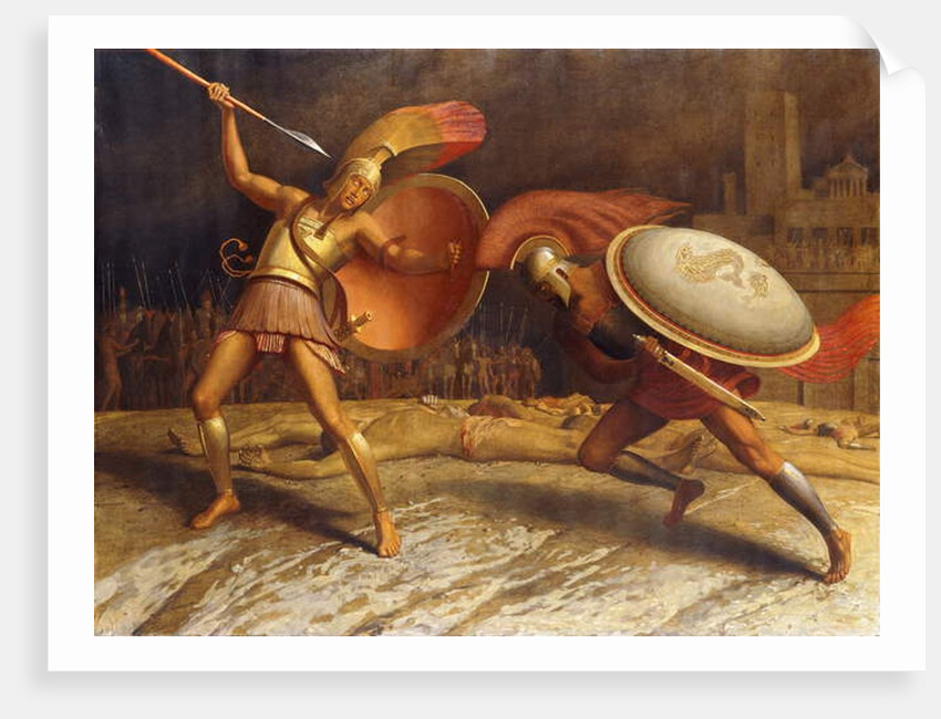 Hector and Achilles, 1923-26 by Sascha Schneider