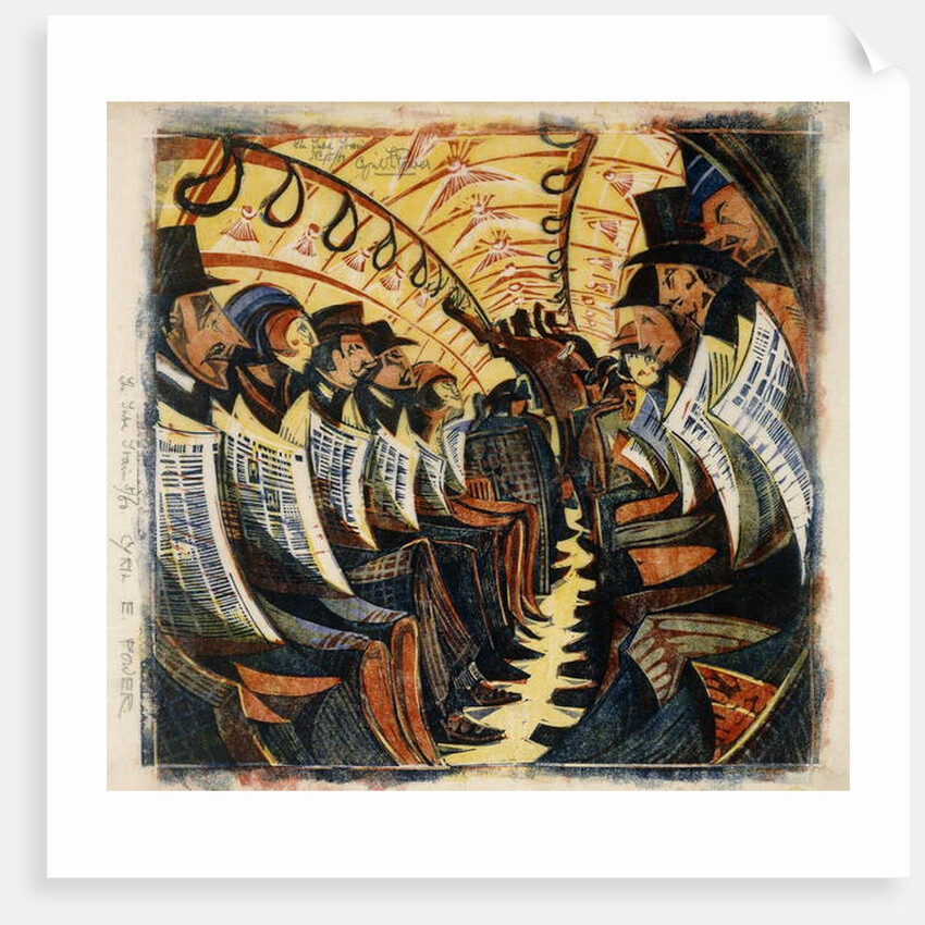 The Tube Train, c.1930 by Cyril Edward Power