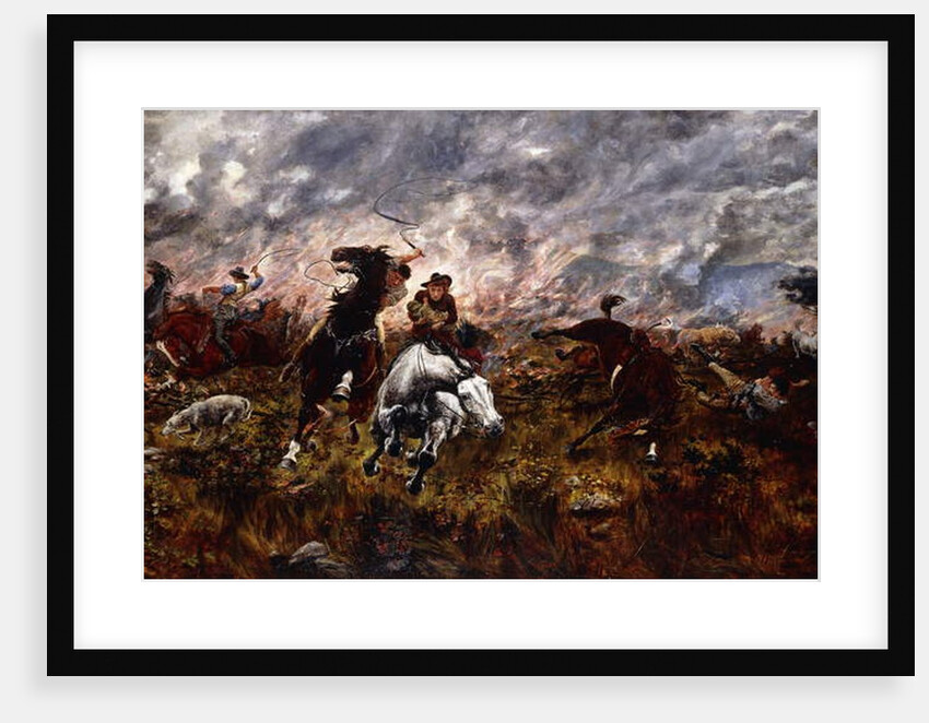 An Australian Bush Fire, by Stanley Berkeley