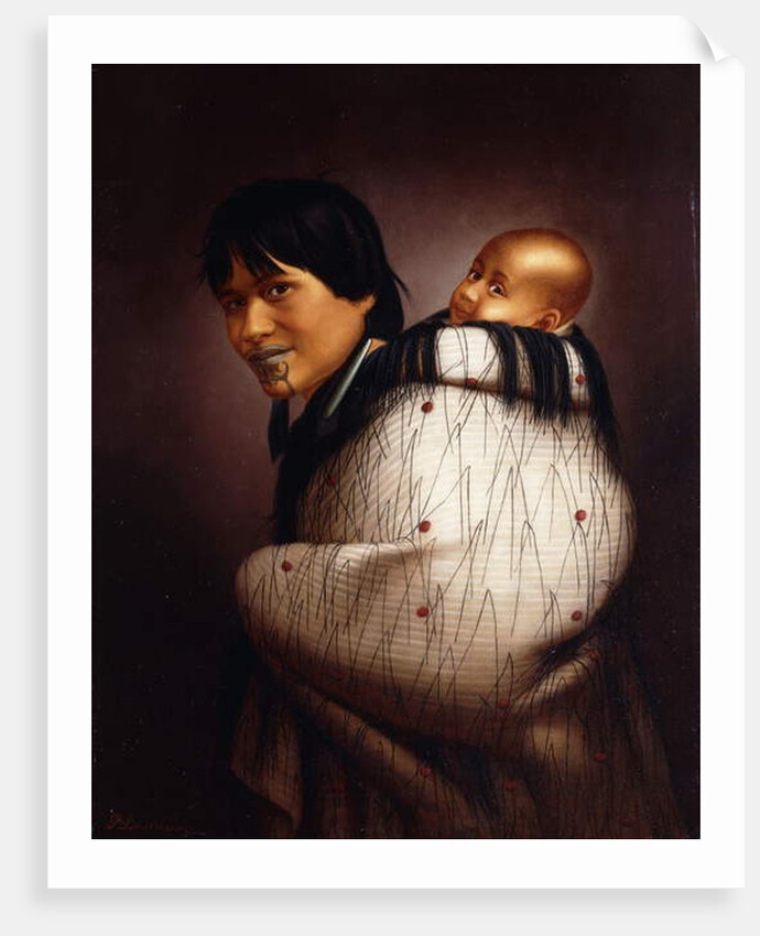 Ana Rupene and Child, by Gottfried Lindauer