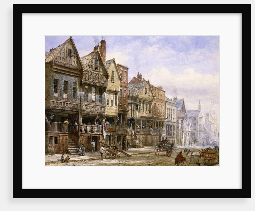 Watergate Street, Chester, Looking West by Louise Ingram Rayner