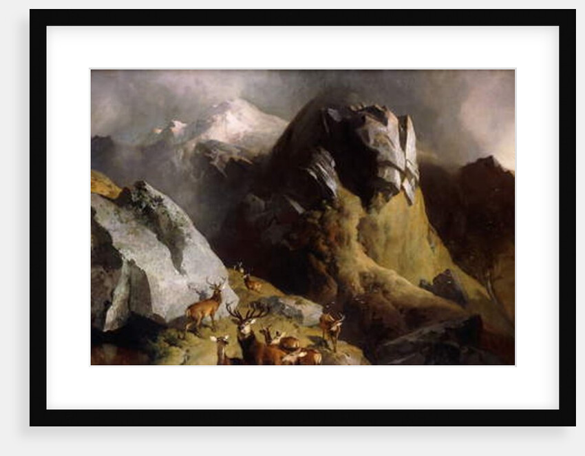 The Deer Pass, c.1852 by Edwin Landseer