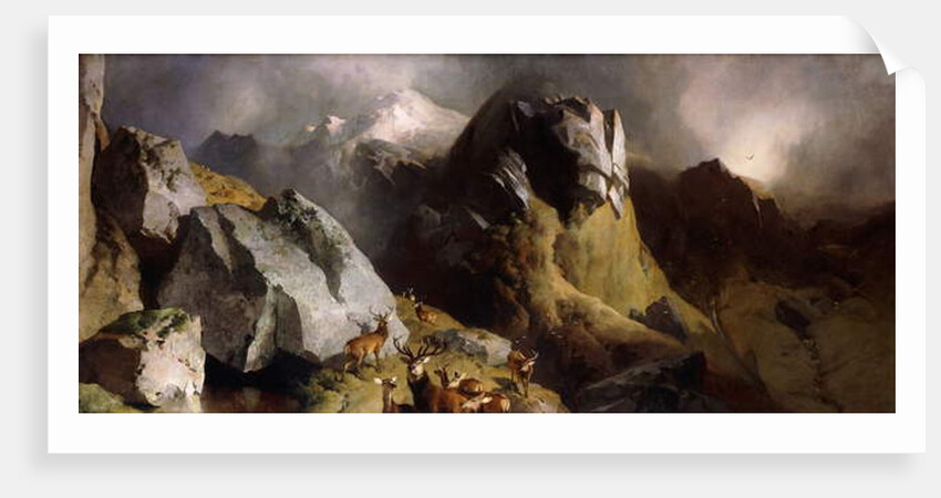 The Deer Pass, c.1852 by Edwin Landseer