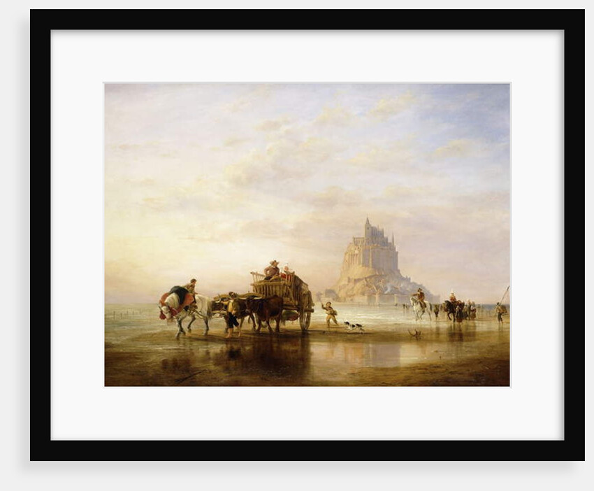 Mont St. Michel, 1840 by Edward William Cooke