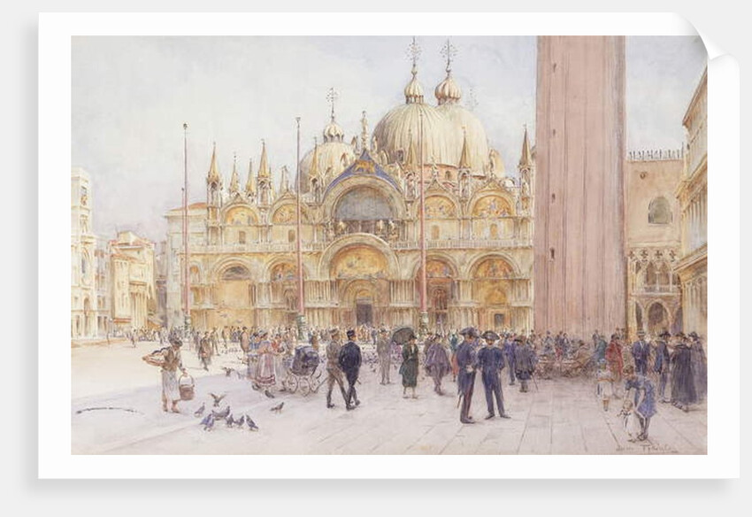 St Marks Square, Venice by Walter Frederick Roofe Tyndale