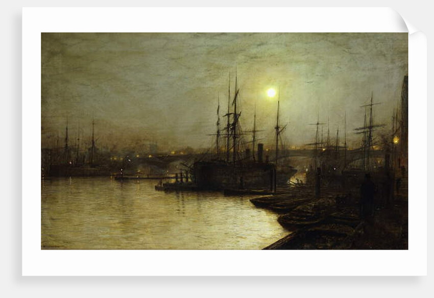 Night Toil, Billingsgate Wharf by John Atkinson Grimshaw