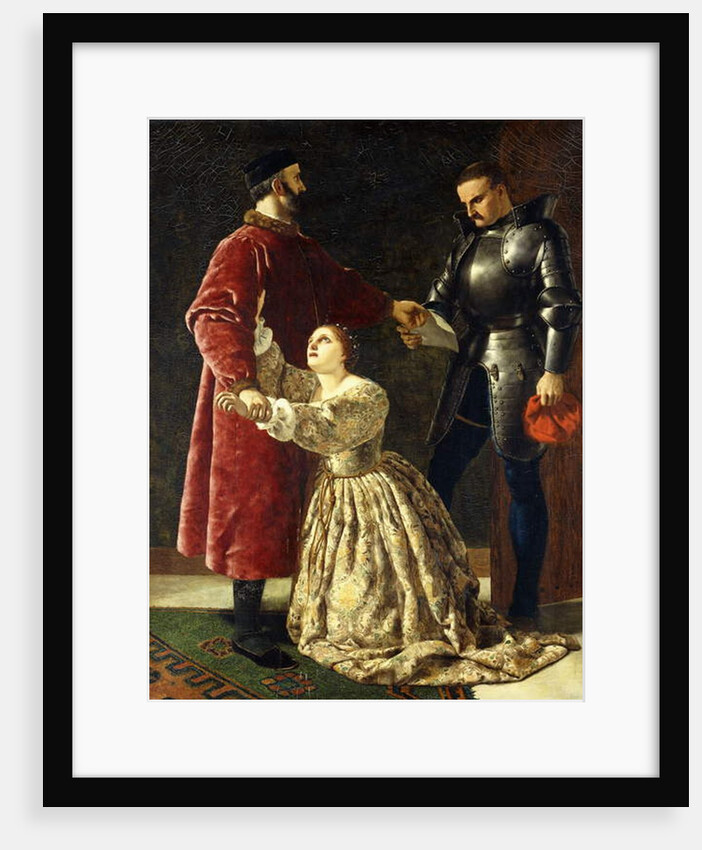 Duke Frederick Banishing Rosalind from his Court by Frederick Richard Pickersgill
