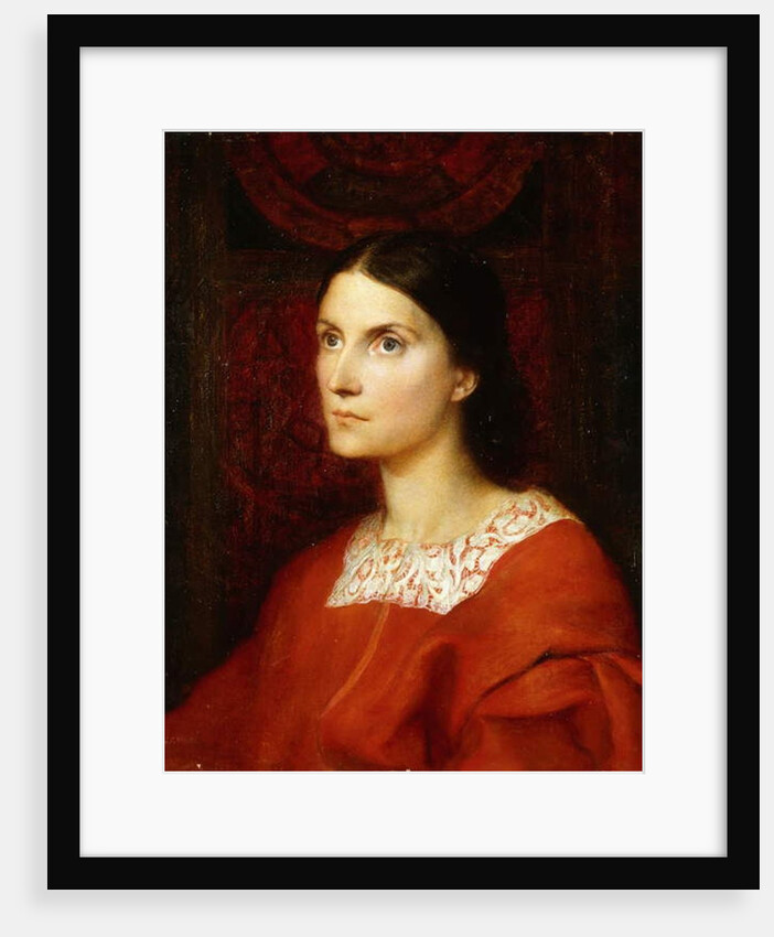 Portrait of Lady Wolverton, nee Georgina Tufnell by George Frederic Watts