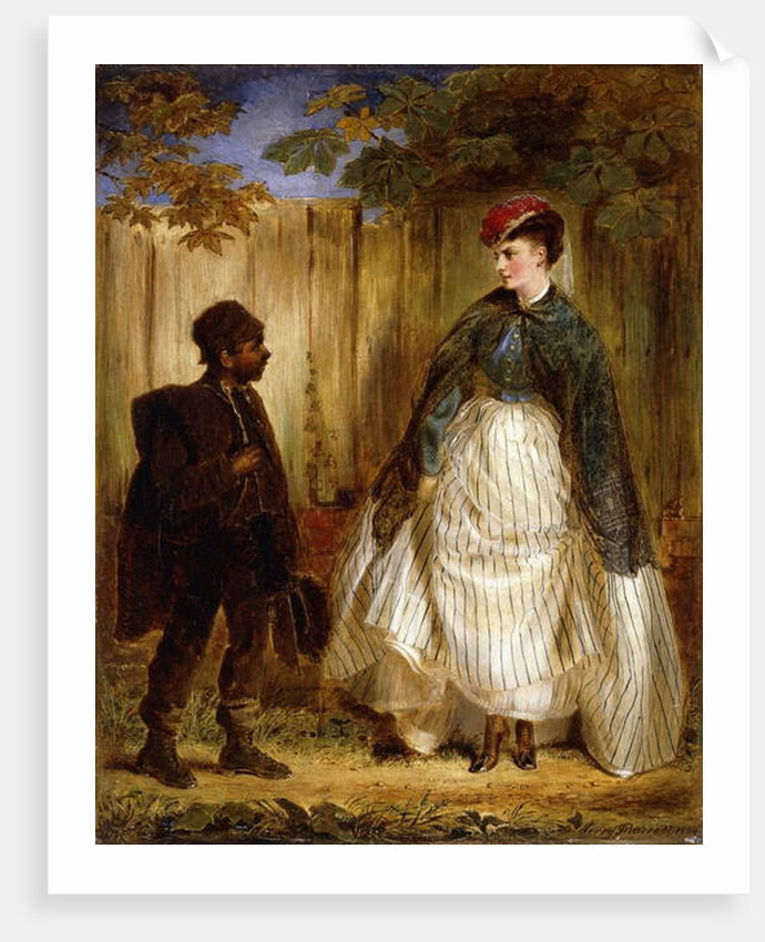 Too Close for Comfort, 1869 by Jerry Barrett