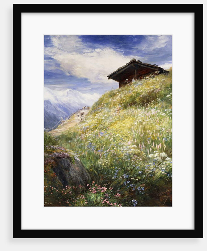 An Alpine Meadow, Switzerland, by John MacWhirter