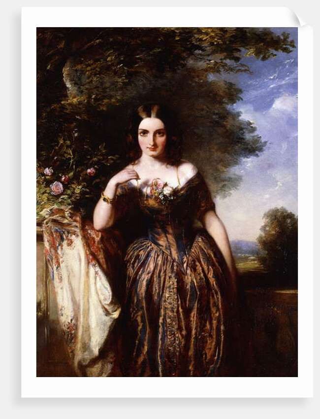 Portrait of Mrs. J. Hardcastle, nee Anne Capper, 1846 by Abraham Solomon