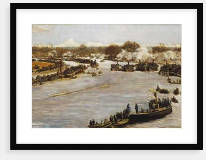 The Oxford and Cambridge Boat Race, 1879, 1880 by James Macbeth