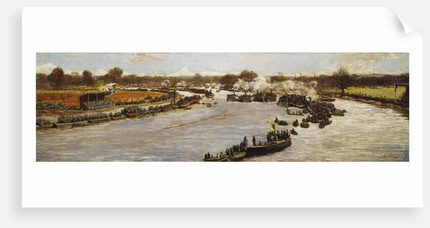 The Oxford and Cambridge Boat Race, 1879, 1880 by James Macbeth