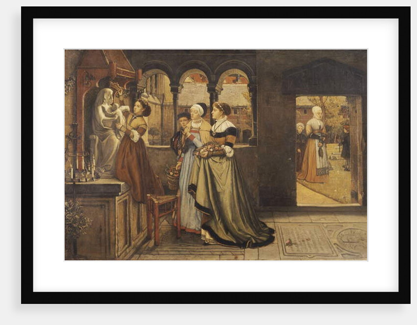 Pour la Fete de Notre Dame, 1868 by Charles Napier Hemy