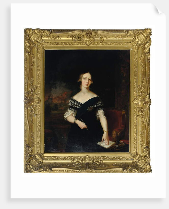 Portrait of the young Queen Victoria, 19th century by English School