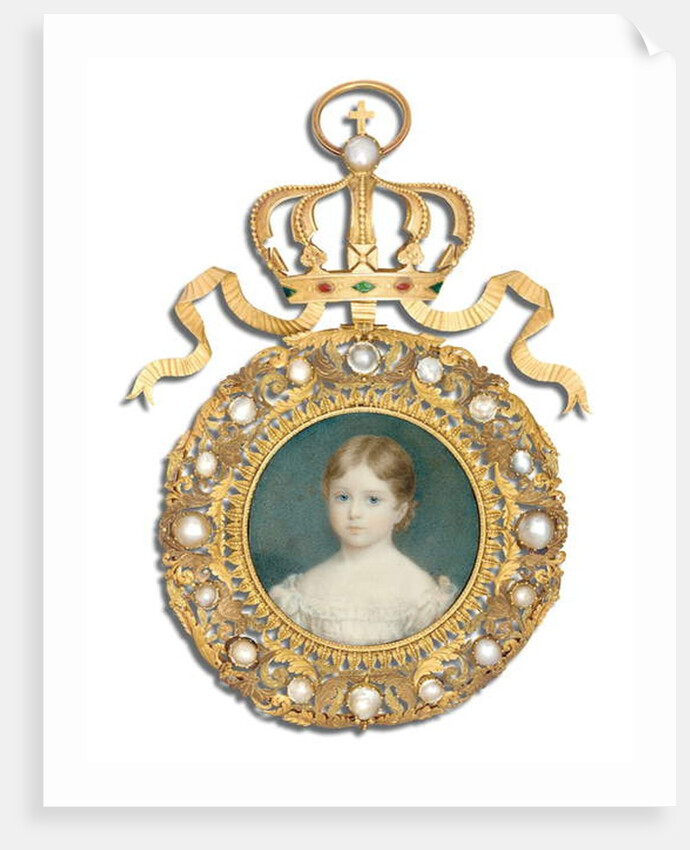 Queen Victoria as a child, 1825 by Anthony Stewart