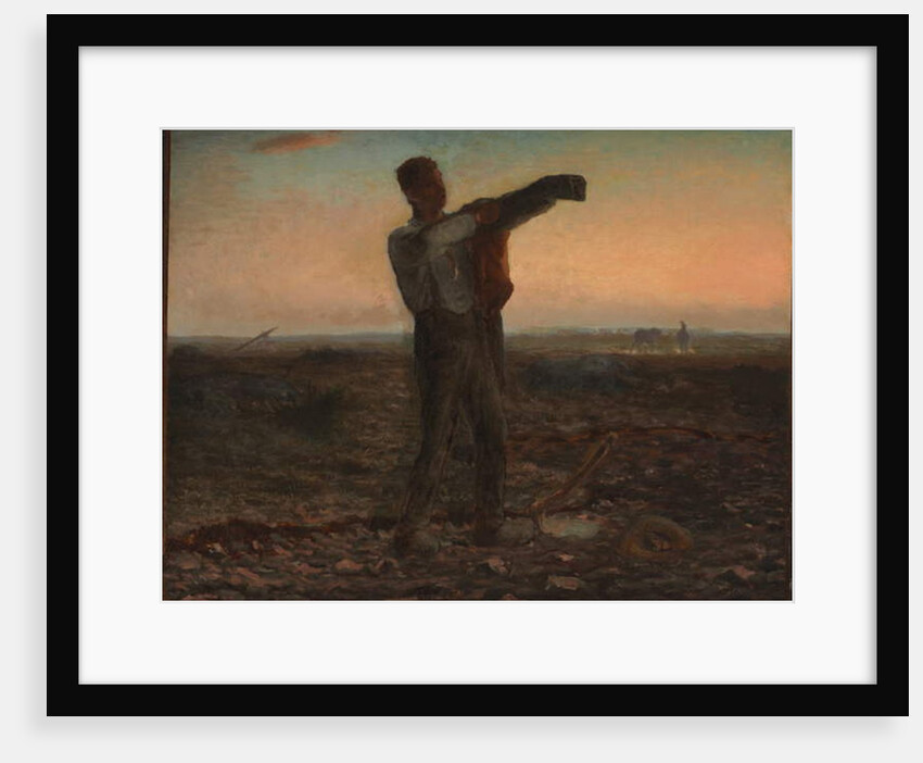 The End of the Day, Effect of Evening by Jean-Francois Millet