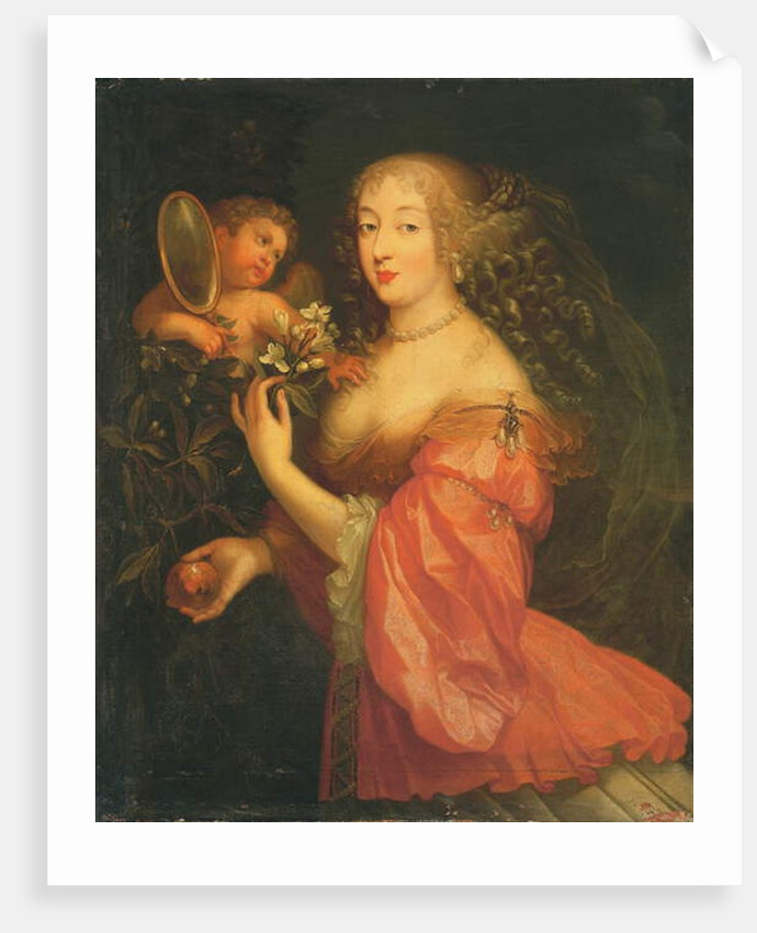 Portrait of Anne Marie Louise d'Orleans, Duchesse de Montpensier by Gilbert de Seve