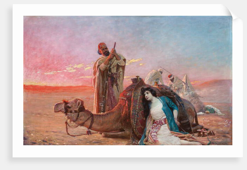 A Rest in the Desert, 1903 by Otto Pilny