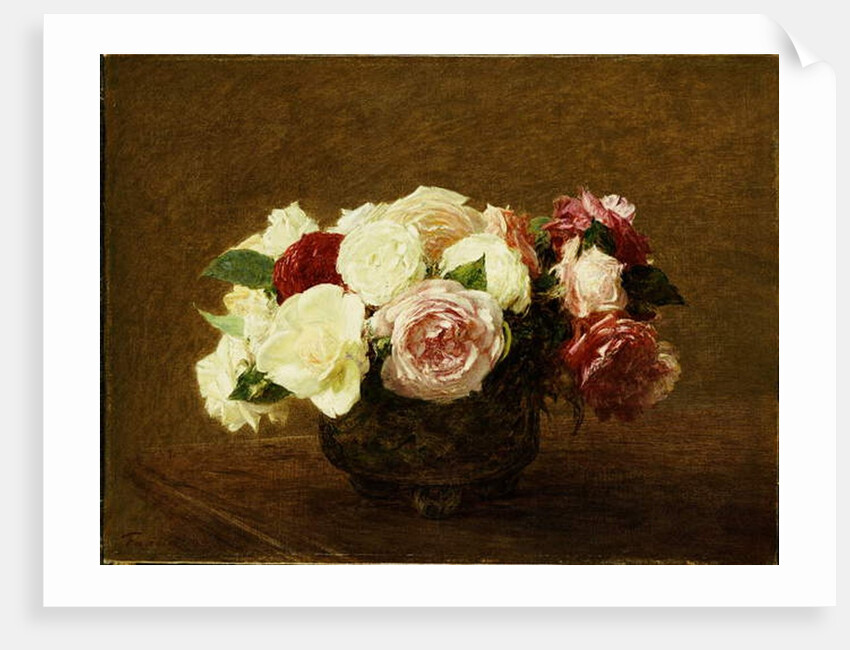 Roses, 1894 by Ignace Henri Jean Fantin-Latour