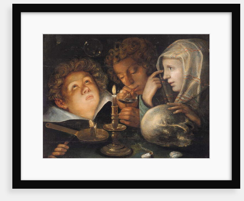 A Vanitas Allegory, Homo Bulla Est by Jacques II de Gheyn