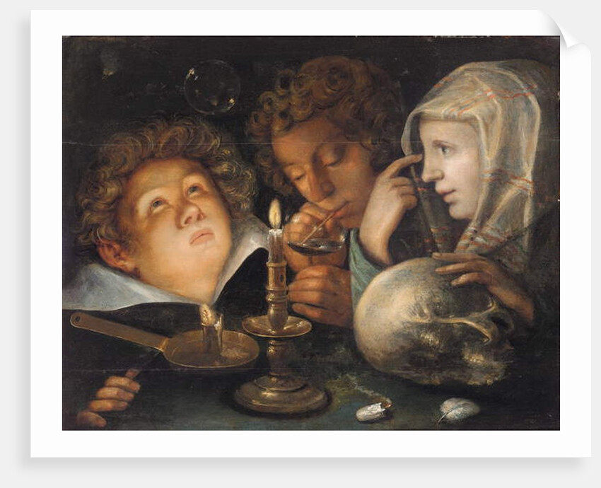 A Vanitas Allegory, Homo Bulla Est by Jacques II de Gheyn