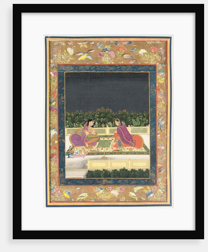 A chess game, Mughal India, second half of the 18th century by Indian School