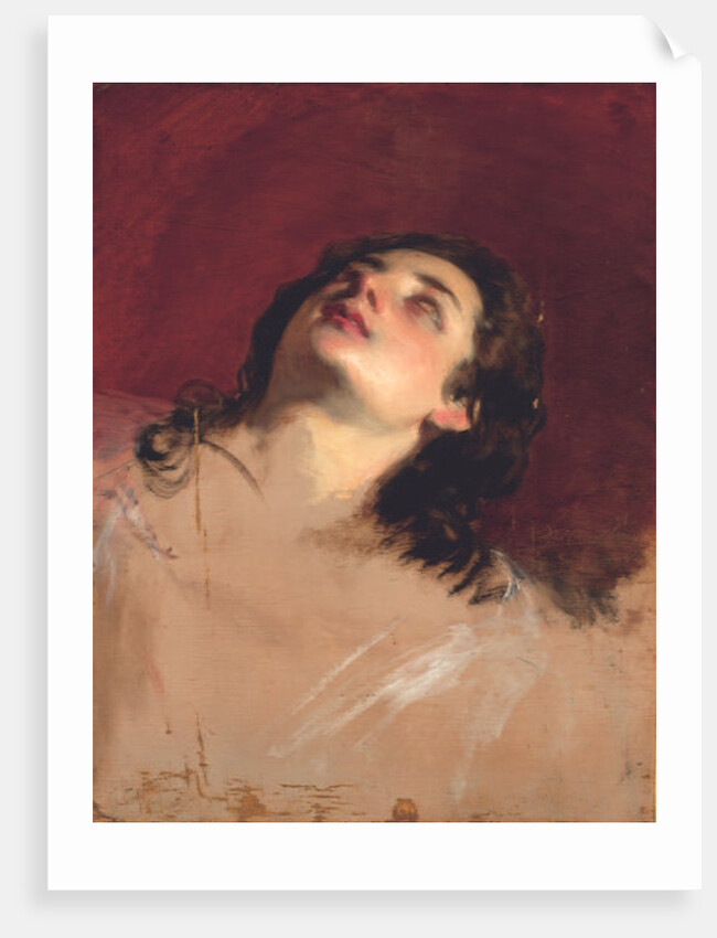 Study of a head of a woman by Friedrich von Amerling