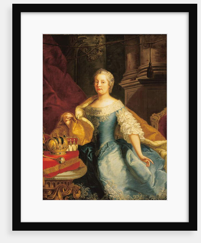 Portrait of Empress Maria Theresa, 1749 by Johann-Gottfried Auerbach