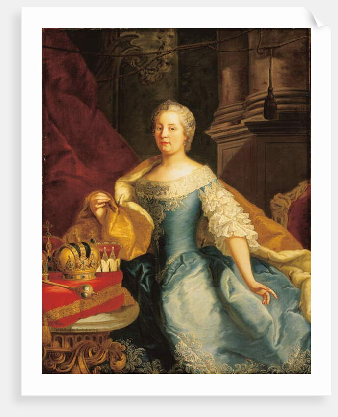 Portrait of Empress Maria Theresa, 1749 by Johann-Gottfried Auerbach