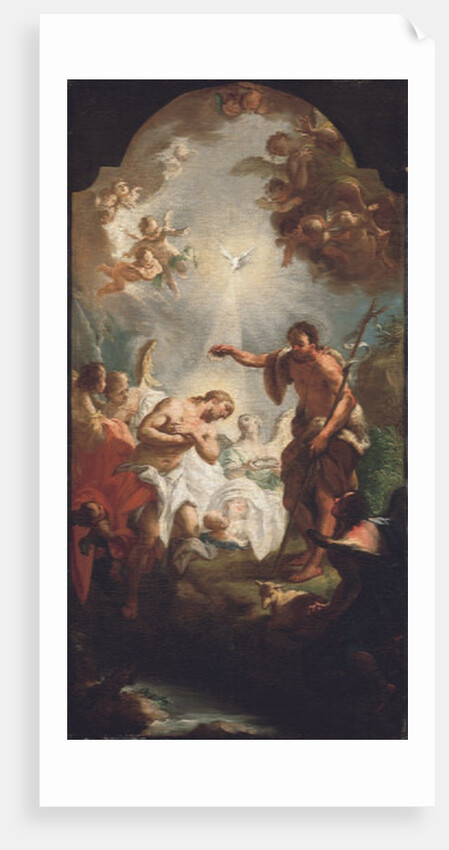 The Baptism of Christ by Michel Angelo Unterberger