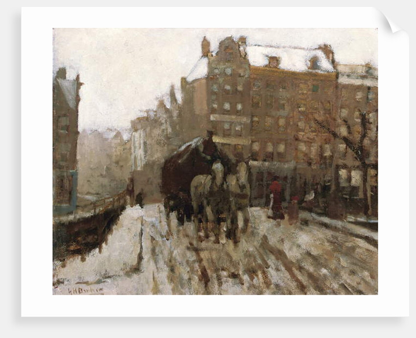 Bridge over Singel Canal by the Paleisstraat, Amsterdam, c.1895-1900 by Georg-Hendrik Breitner