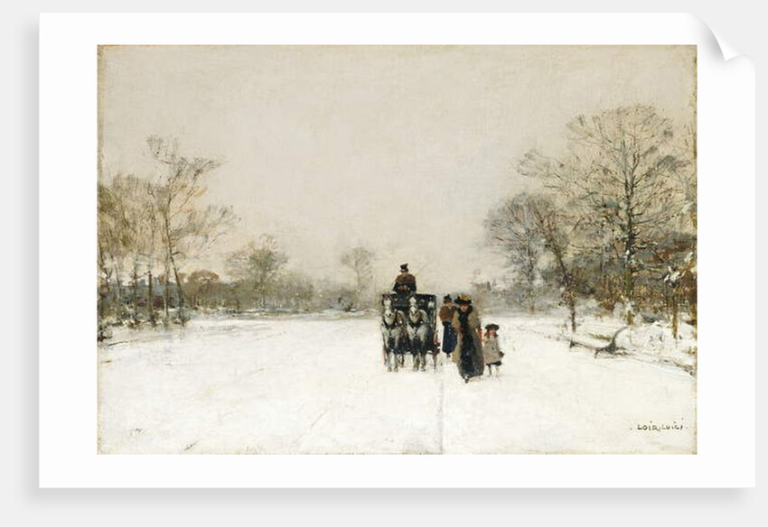 In the Snow by Luigi Loir