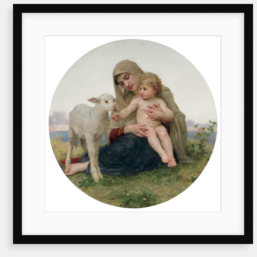 La Vierge avec l'Agneau, 1903 by William-Adolphe Bouguereau