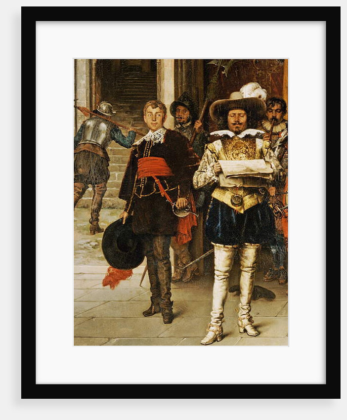 Musketeers of the King, 1885 by Adolphe Alexandre Lesrel