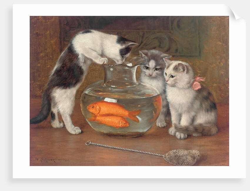 A Tempting Treat, 1900 by Wilhelm Schwar