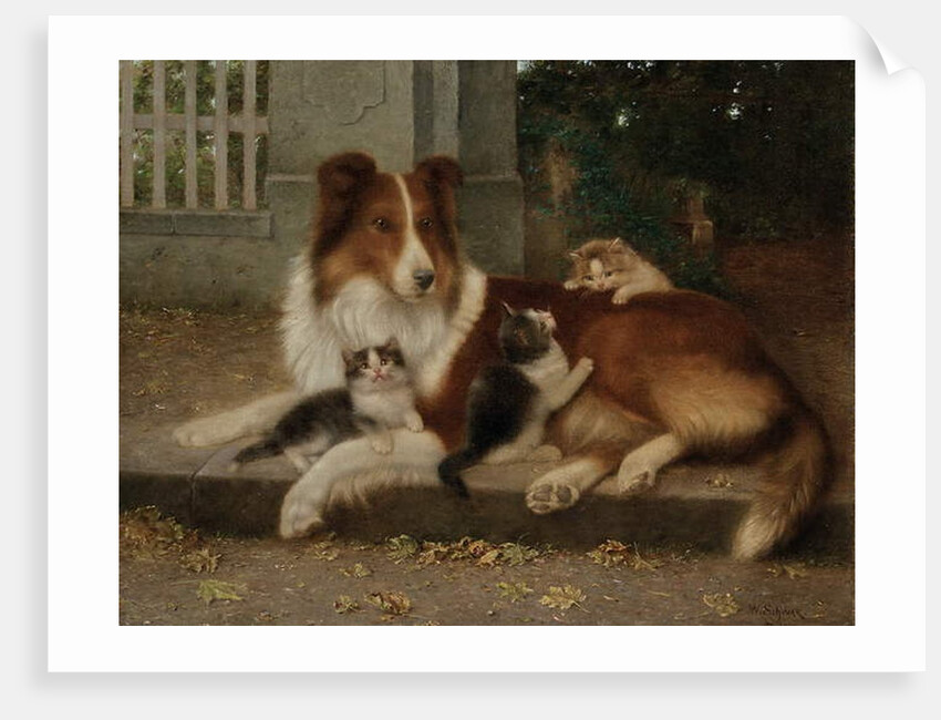 Best of Friends, 1906 by Wilhelm Schwar