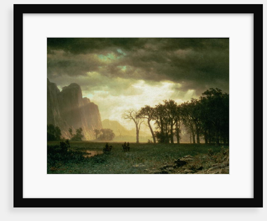 Passing Storm in Yosemite, 1865 by Albert Bierstadt