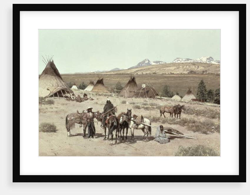 Indian Encampment, 1892 by Henry Francois Farny