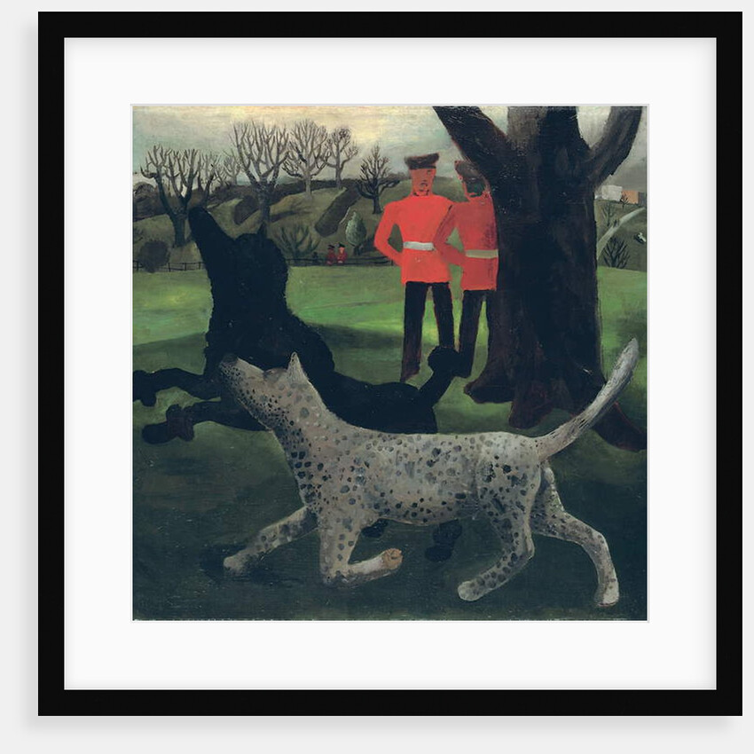 Dogs at Play, 1927 by Christopher Wood