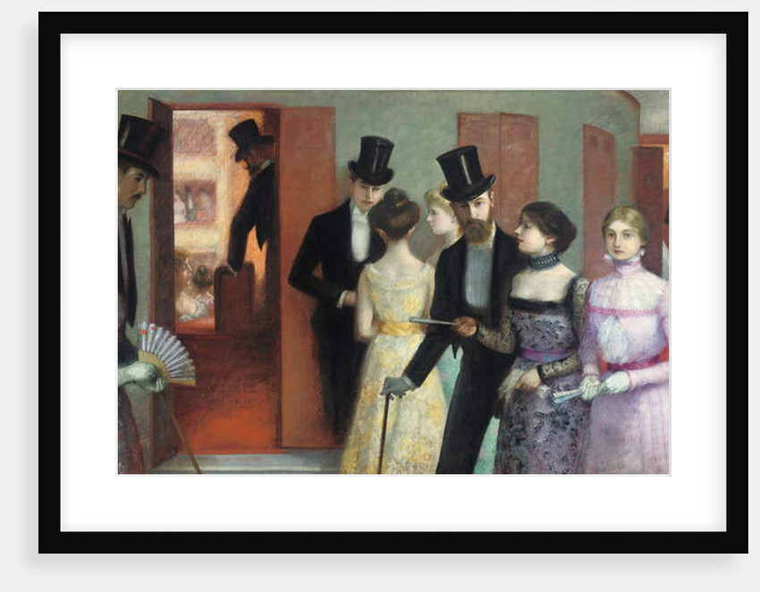 Soiree at the Opera, c.1900 by Ernest Rouart