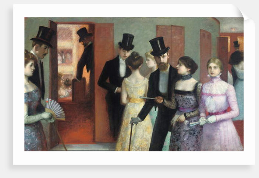Soiree at the Opera, c.1900 by Ernest Rouart
