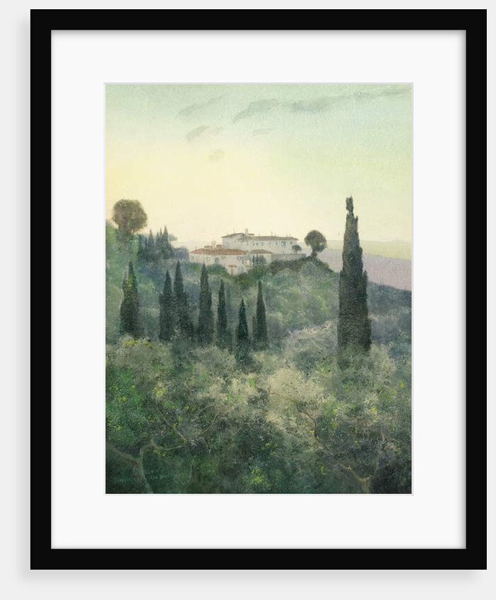 Villa Bocklin, Fiesole, 1897 by Carl Ernest von Stetten