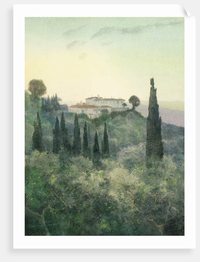Villa Bocklin, Fiesole, 1897 by Carl Ernest von Stetten