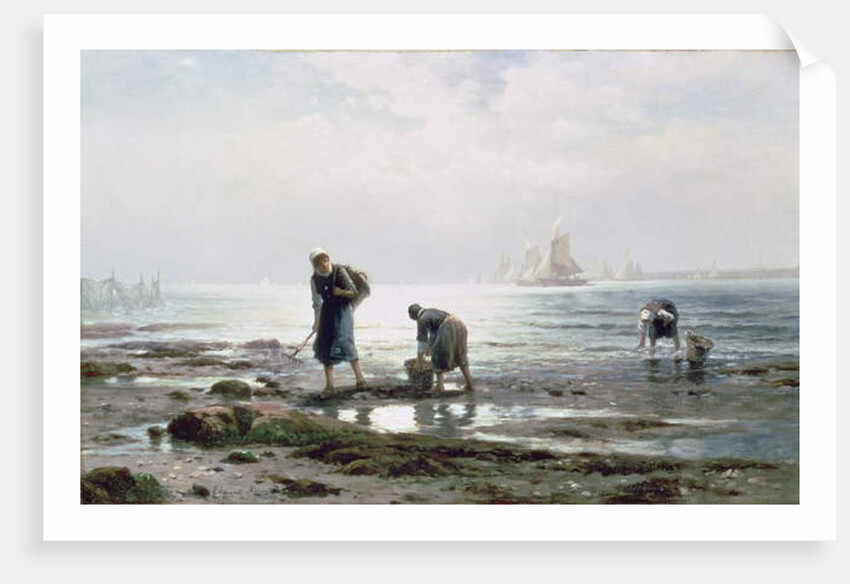 Oyster Gatherers, 1883 by Edward Moran