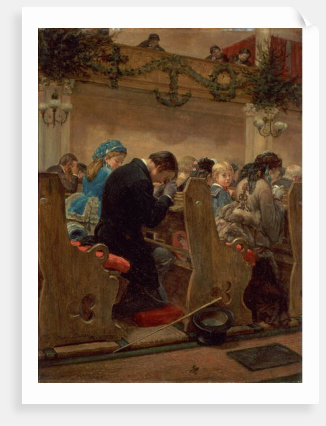Christmas Prayers, 1872 by Henry Bacon