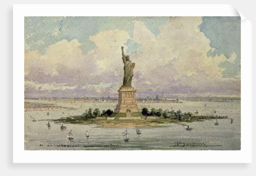 The Statue of Liberty by Frederic Auguste Bartholdi