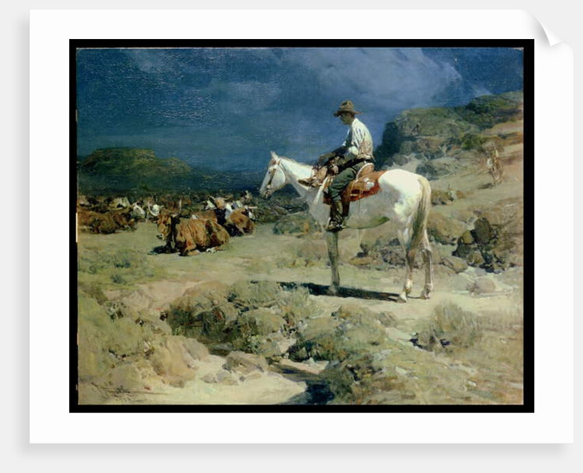 Singing 'Em to Sleep, 1926 by Frank Tenney Johnson